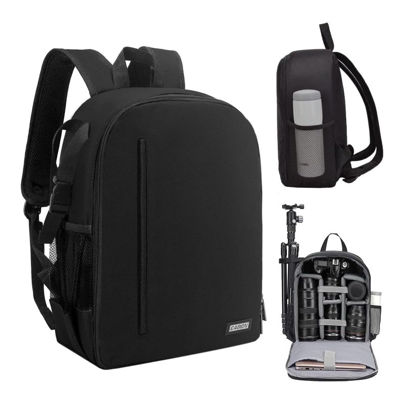 CADeN Camera Backpack Bag Professional for DSLR/SLR Mirrorless Camera Waterproof, Camera Case Compatible for Sony Canon Nikon - Image 1